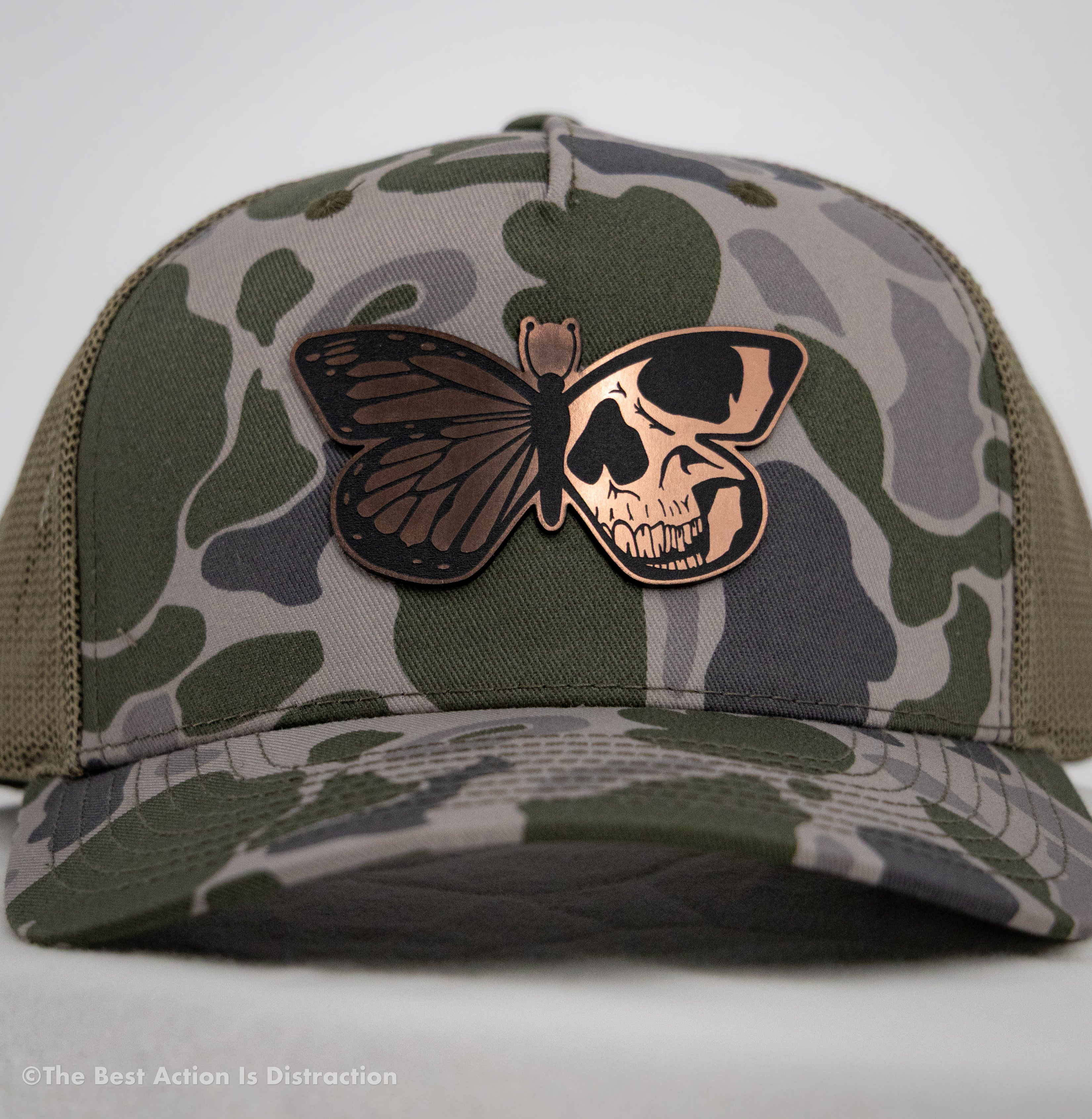 Copper Butterfly Mesh Snapback