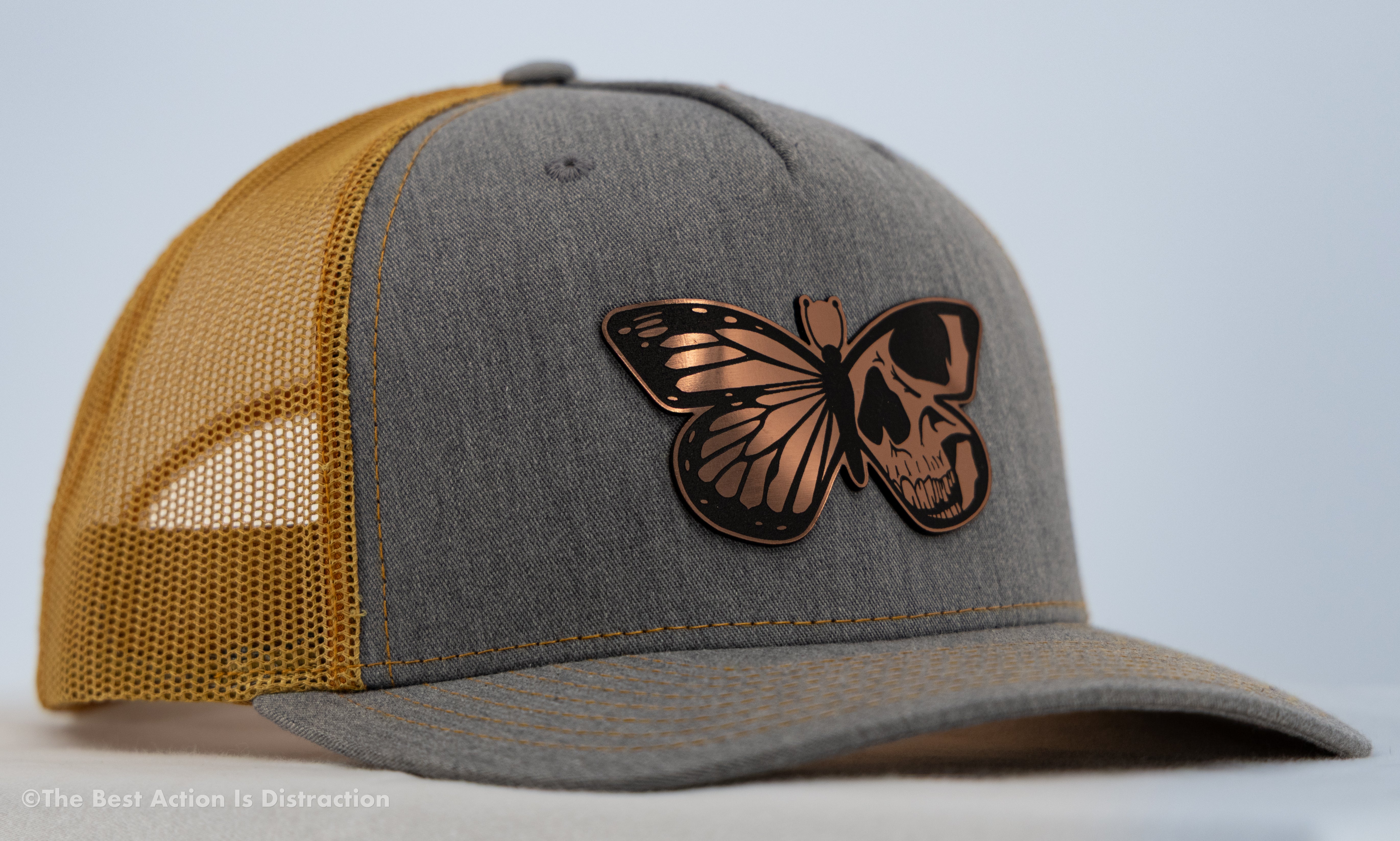 Copper Butterfly Mesh Snapback
