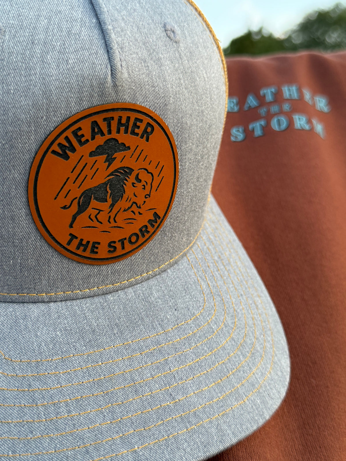 Weather the Storm Hat by The BAD Project, motivational snapback